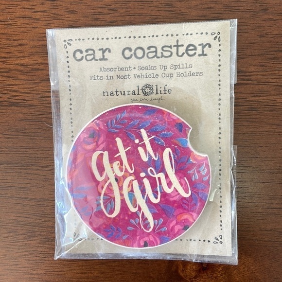 Accessories - car coaster / get it girl